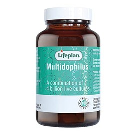 Lifeplan Multidophilus Live Cultures Supplement (100 Capsules) â 4 Billion CFU Per Capsule for Digestives