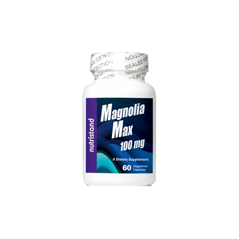 NutriStand Magnolia Max 100mg 60 Capsules - Even Ratio Honokiol