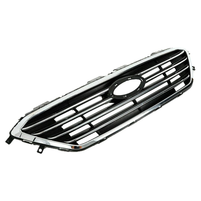 munirater Front Bumper Chrome Grill Factory Style Grille Replacement for