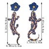 QUSIJIA Funny Cartoon Animal Dangle Drop Earring Lightweight Gecko Fox