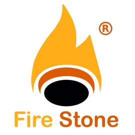 Fire Stone Pot Holder, Black, 18 x 18 cm, 2 Pieces, PSA Category II, Heat Resistant up to 250 °C, Tested and Certified Product
