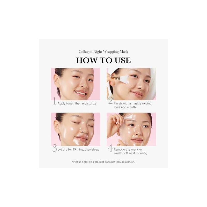 Medicube Collagen Overnight Wrapping Peel Off Facial Mask Pack -