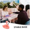 Healeved Nail Kits 5 Resin Flamingo Stands Manicure Set Nail