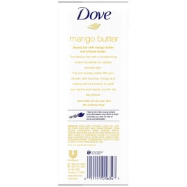 Dove Beauty Bar To Moisturize Dry Skin With Mango Butter More Moisturizing Than Bar Soap 3.75 oz 6 Bars