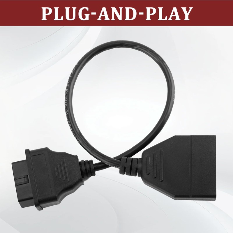 PLALEI OBD 1 Scanner, OBD1 to OBD2 Adapter, OBD1 12-pin