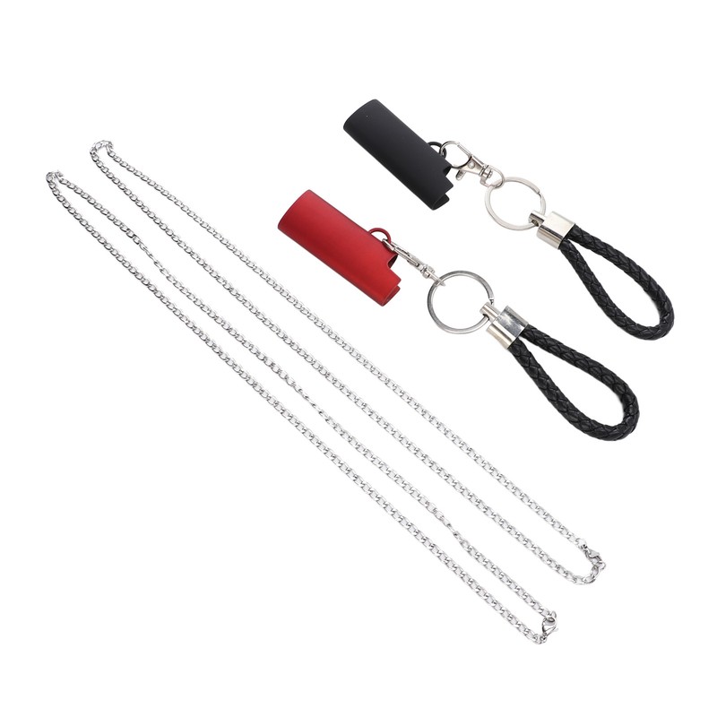 2 Set Spring Clip Keychain Aluminum Alloy Key Ring Key