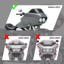 TCMT Matte Inner & Outer Headlight Fairing Fit For Harley FLTR Road Glide 1998-2013