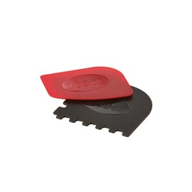 Lodge SCRAPERCOMBO Rascador de parrilla, 2 unidades, rojo/negro