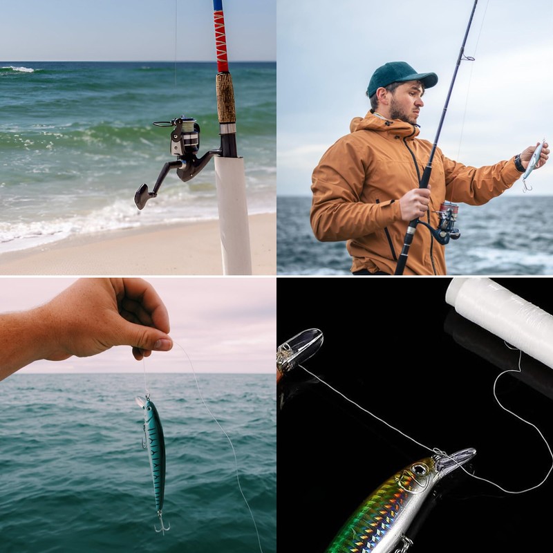 Ani-Safe Sea Fishing, beach casting, bait whipping elastic thread in