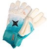 Derbystar Men's Aqua v23 Gloves, White/Turquoise/Black, 11