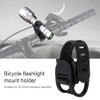 Adjustable Rotating Torch Holder Bicycle Clip Light Torch Rotating Clamp