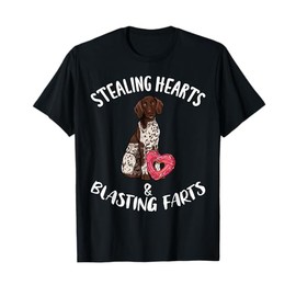 Stealing Hearts Blasting Farts German Shorthaired Pointer T-Shirt