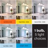 Feit Electric BR40 LED Light Bulb, 150W Equivalent, Dimmable, 5CCT,