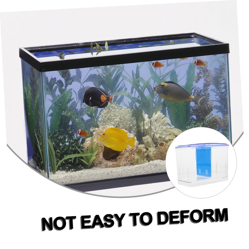 WOONEKY Fish Tank Isolation Box Aquarium Fish Breeding Box Oxygen
