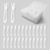 80 Pcs Plastic Curtain Hooks,Adjustable Pinch Pleat Curtain Hooks Curtain