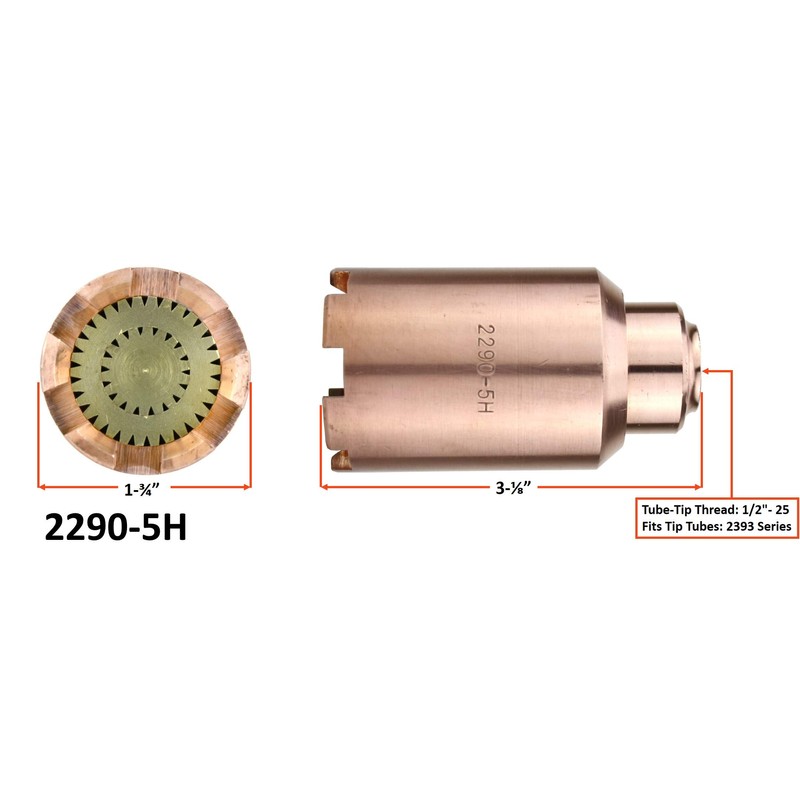 SÜA® - Heating Nozzle/Rosebud Compatible with Harris Model: 2290-5H for