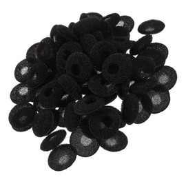 SHINEOFI 200Pcs Earbud Covers Comfortable Replacement Ear Bud Pads Durable Sponge Earphone Tips for Maximum Comfort Black Ear Bud Cushions for Extended Use
