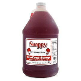 Snappy Strawberry Sno Cone Syrup, 128 Fl Oz