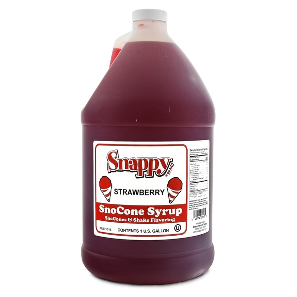 Snappy Strawberry Sno Cone Syrup, 128 Fl Oz