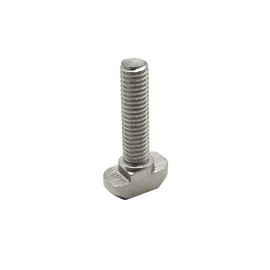 Stainless Steel Hammer Screw T-Screw M6 25 mm Nut 8 for Aluminium Profile Pack of 30 + Nut