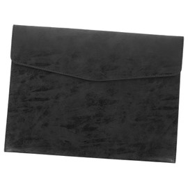 GANAZONO PU Document Holder File Folder with Snap Closure Capacity File Organizer for Home Office and School Efficient Document Storage for Receipts Contracts