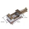 Single individual strat electric guitar bridge saddle in chrome tremolo