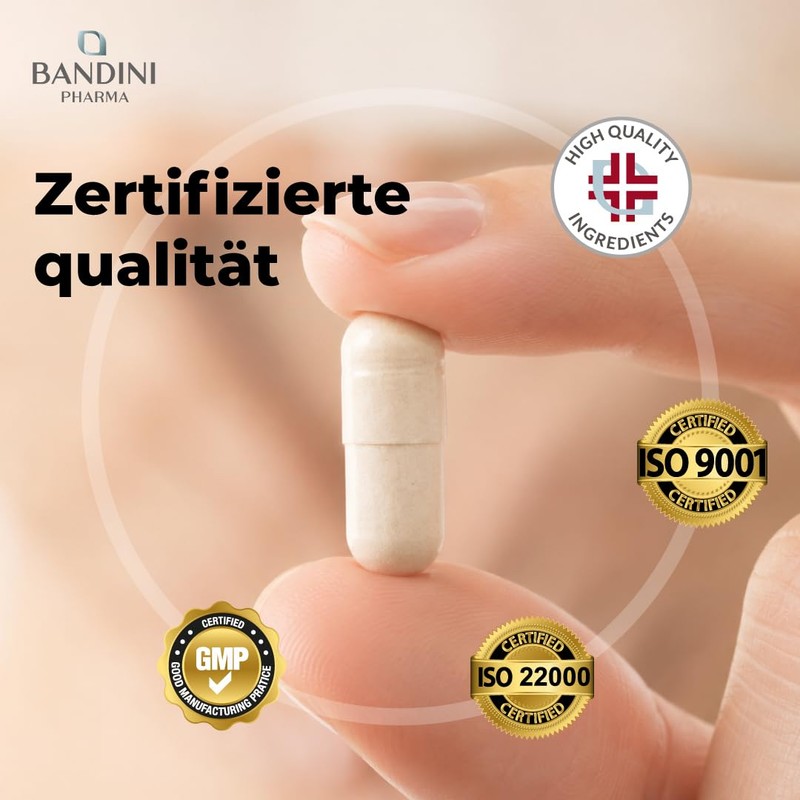 Bandini® Lactoferrin, 200 mg lactoferrin + 60 mg vitamin C