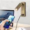 LED Wall Mounted Spotlight Adjustable Angle USB Port Design Stylish