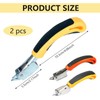 2 Pcs Stapler Remover, Staple Remover Tool Upholstery, Stapler Remover