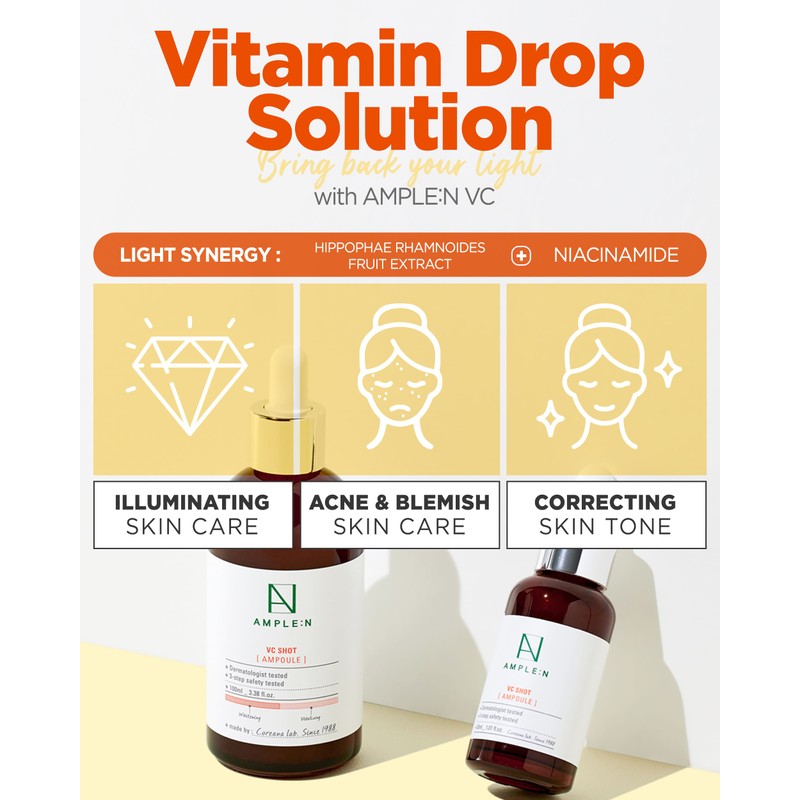 AMPLE:N [AMPLE:N]*size up* VC Shot Ampoule 100ml