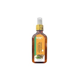 ICan London Hair and Skin Care Oil, Pure and Natural, 150 ml (150ml, Jamaican Castor with Rosemary Oil)