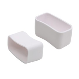 Strut Channel Cap, 1-5/8 x 7/8 Plastic White Short End Caps for 13/16" & 7/8" Tall Unistruts End to Protect The End of The Channels (10 Pack)