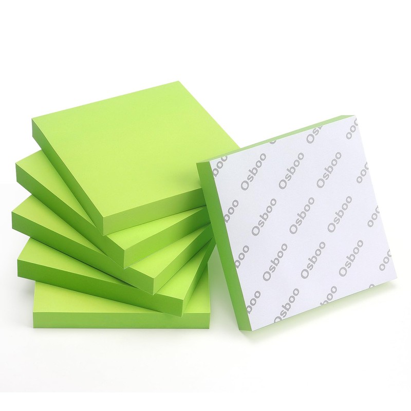 Sticky Notes 3x3 Self-Stick Notes Pads with 6 Bright Colors,
