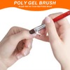 2pcs French Brush for Nails, Dual Head Clean Up Brush