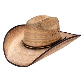 RESISTOL Amarillo Sky Palm 4-1/8" Brim Straw Cowboy Hat Palm XL