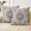 ZSYTZL Boho Throw Pillow Covers 20x20 inch Set of 2,Soft