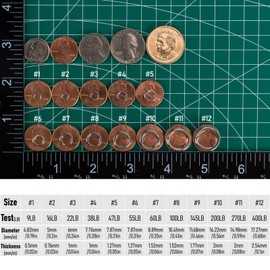 Dr.Fish 60 Pack Stainless Steel Split Ring Super Strong Hyper Flat Wire Hook Heavy Duty Tackle Lure Connector Fishing Jigging 200LB 14mm