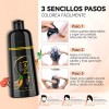 Kaisasa Shampoo Cubre Canas Tinte Instantaneo Para Canas，shampoo cubre canas，shampoo