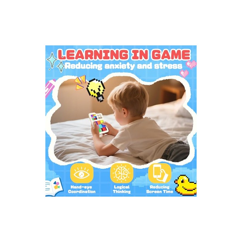 SMILESSKIDDO Super Slide Puzzle Games, Original 1000+ Challenges & 3