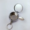 Cutefly Travel On The Go Ashtray Keyring Stainless Steel Silver
