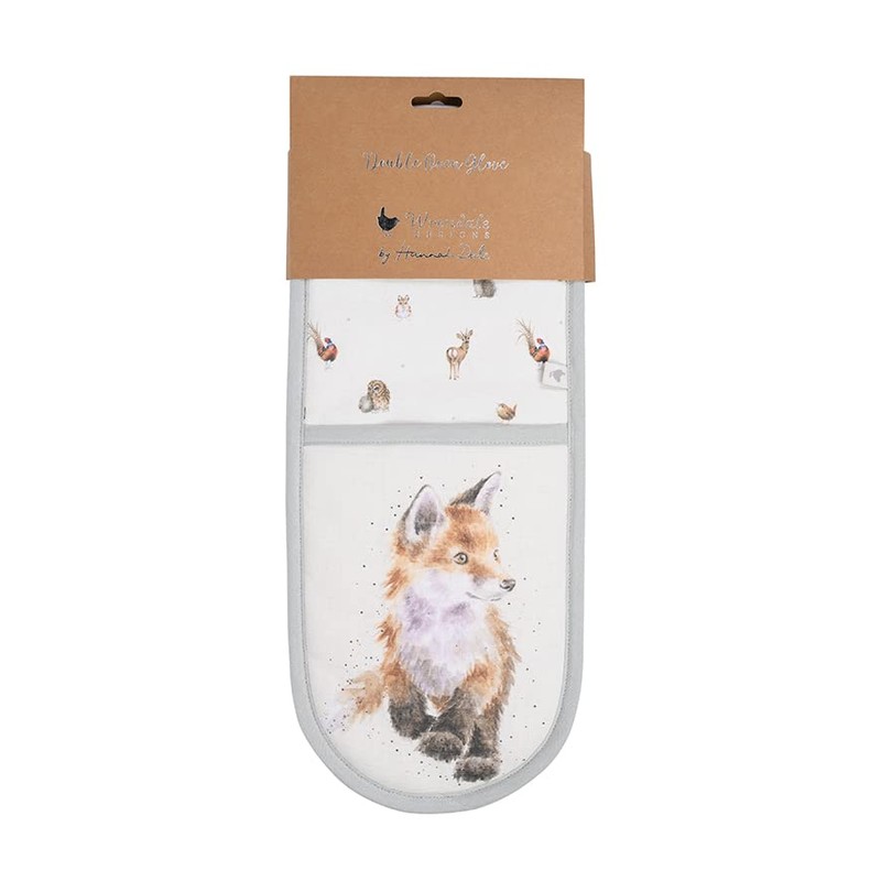 Wrendale Designs Woodlanders Double Oven Glove (Hedgehog)