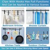XoYoZo Laundry Hooks with Clips Hanger Closet Organizer Clamps Socks