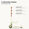 Bc Babycare Kids Scooter, 3 Adjustable Heights (Ages 3-15), Lean-to-Steer,