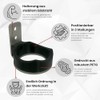 Stainless steel wall mount suitable for Bosch GSR12V-15 and many
