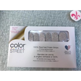 Color Street Nail Polish Strips Color Candied Lavender 16 Long Lasting Strips