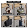 Vunpok 2 PCS Purse Hanger for Table, C Shape Handbag
