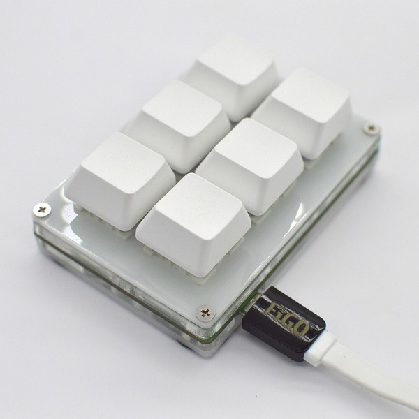 Unbranded 6-Key DIY Customize USB Programmable Mechanical Keyboard Macro keypad