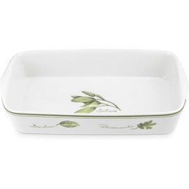 La Porcellana Bianca Rechteckiges Porzellan-Backblech "Coltivia" 25,6x14,5xH4,6 cm