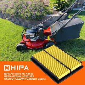 Hipa GX610 Air Filter Replacement for Hon-da GX610 GX620 GX670 GXV610 GXV620 GXV60 Replaces 17210-ZJ1-840 17210-ZJ1-841 17210-ZJ1-842 Lawn Mower Air Filters