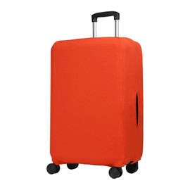 PATIKIL Luggage Cover, Suitcases Covers Elastic Carry on Protector Washable Scratch-Resistant Fits 29-32 Inch Luggage for Travel Business Trips, Orange Red